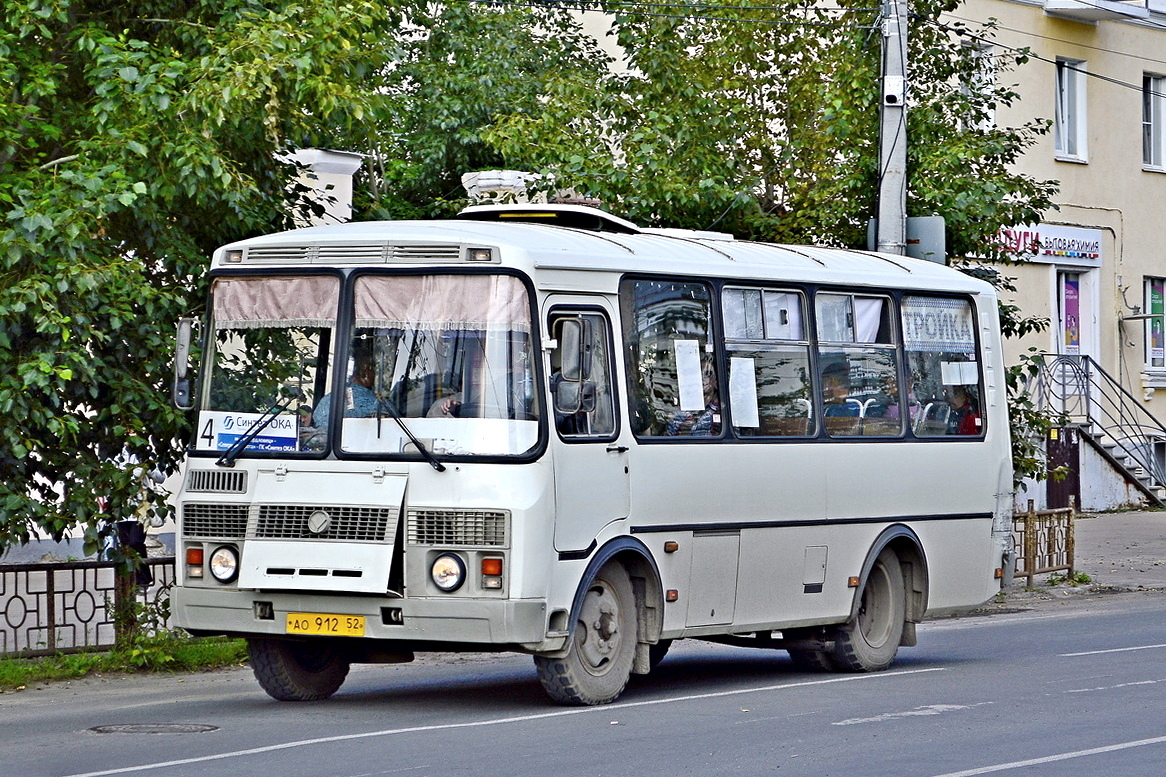 Нижегородская область, ПАЗ-32054 № АО 912 52