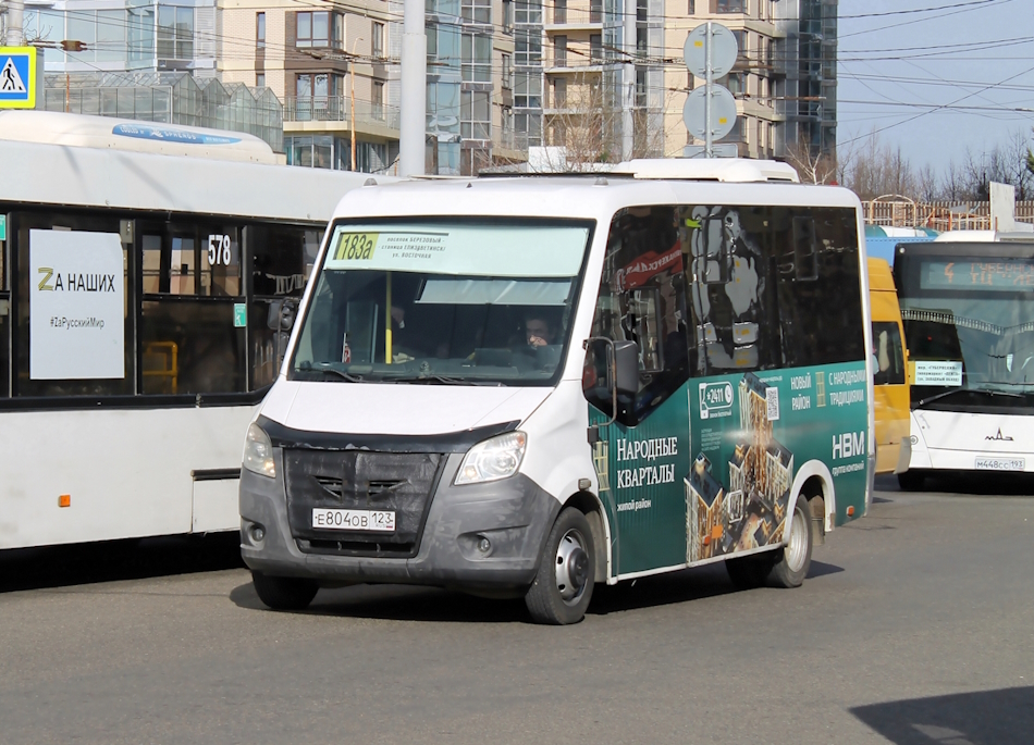 Краснодарский край, ГАЗ-A64R42 Next № Е 804 ОВ 123