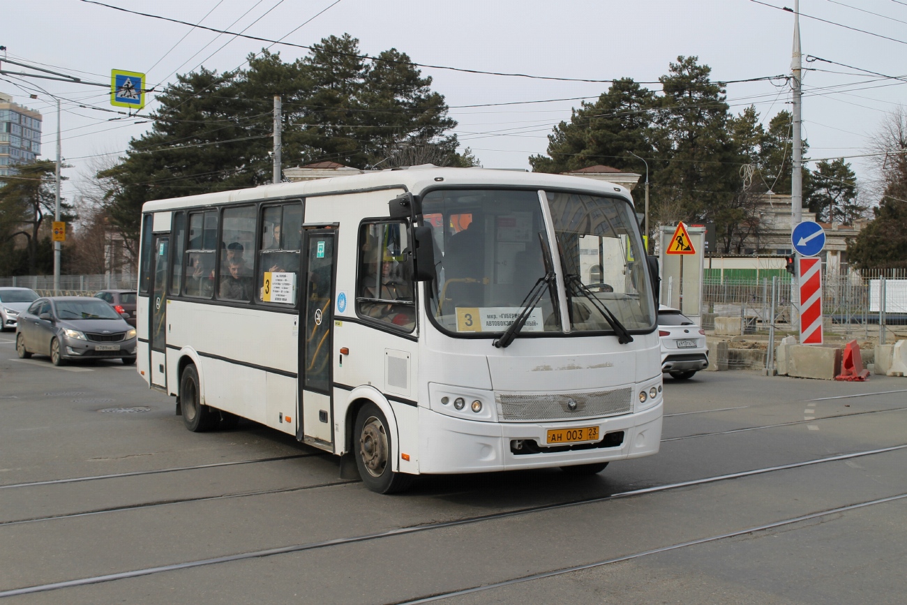 Краснодарский край, ПАЗ-320412-04 "Вектор" № АН 003 23