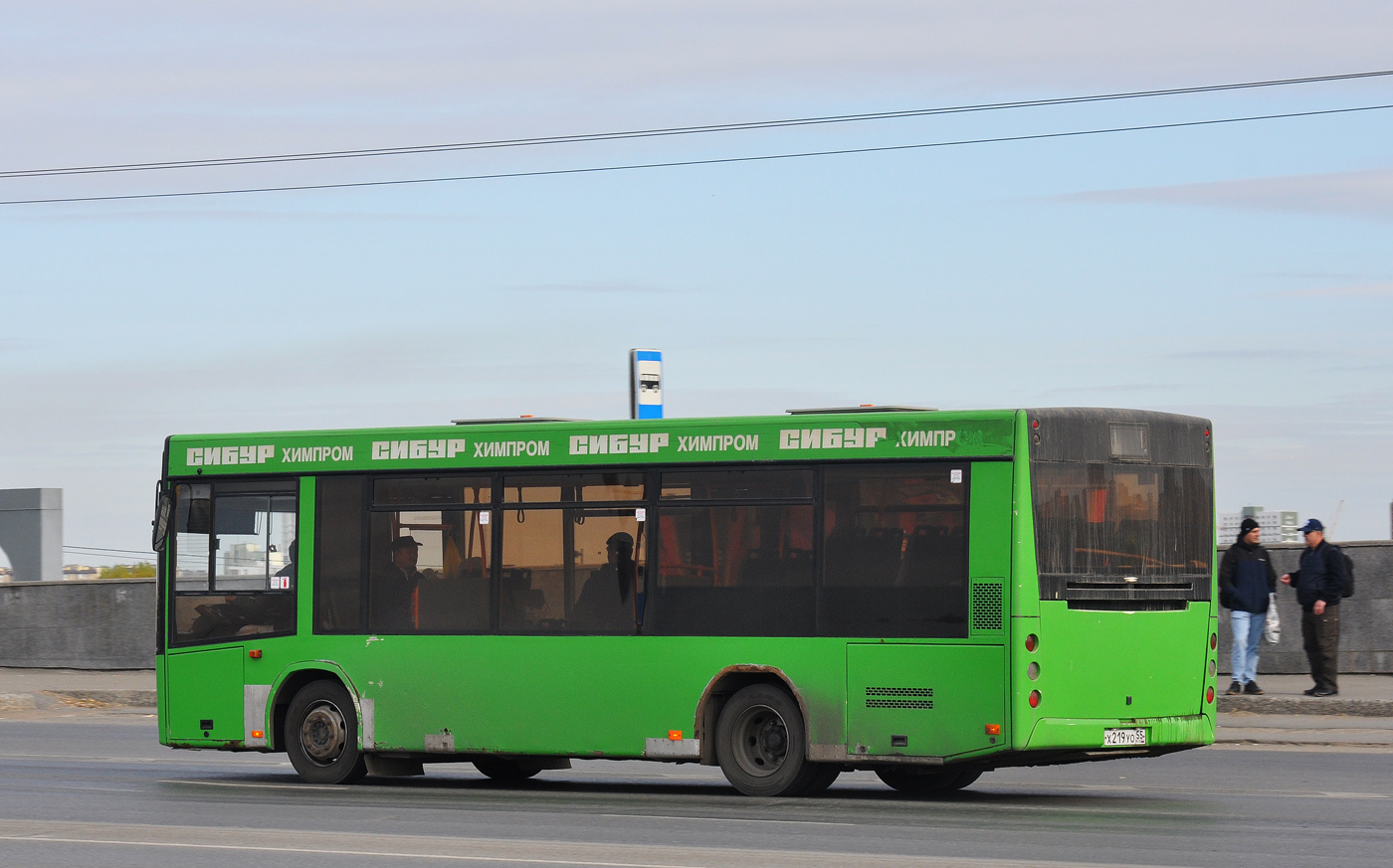 Омская область, МАЗ-206.060 № Х 219 УО 55