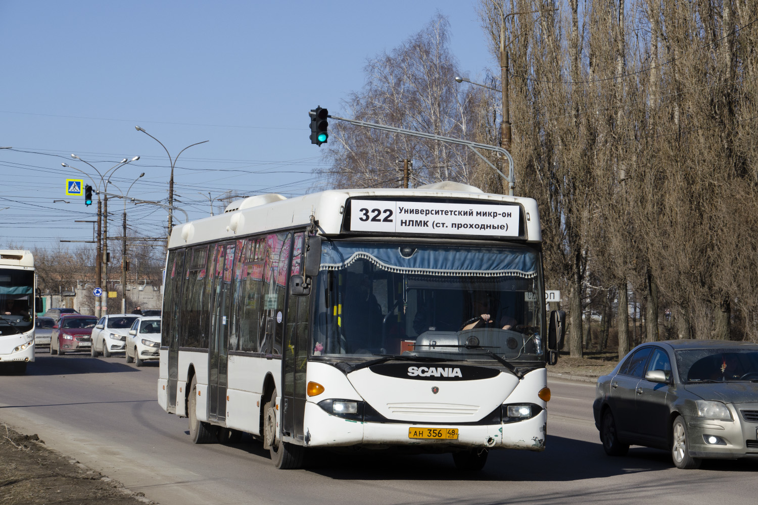 Липецкая область, Scania OmniLink I (Скания-Питер) № АН 356 48