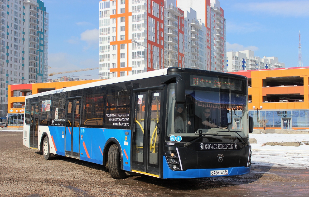 Красноярский край, ЛиАЗ-5292.65 № О 766 ТА 124