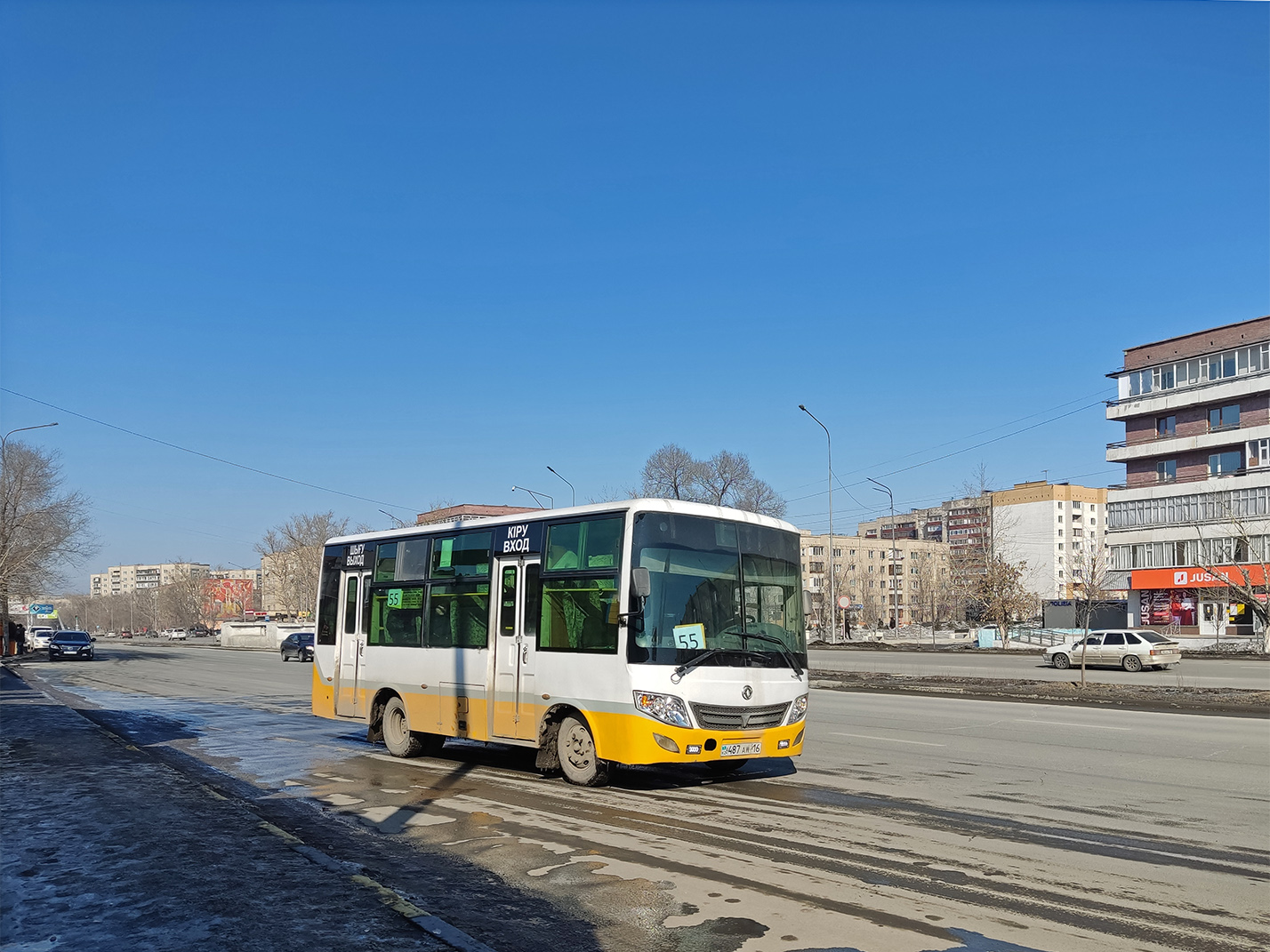 Абайская область, Dongfeng BWC6665GA5 (Qilu/СемАЗ) № 487 AW 16