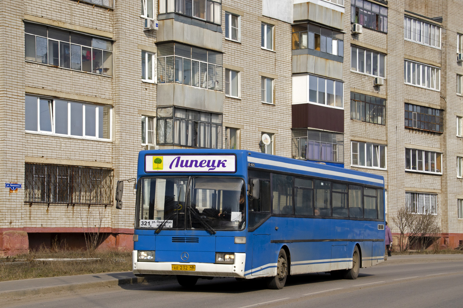Липецкая область, Mercedes-Benz O405 № АЕ 232 48