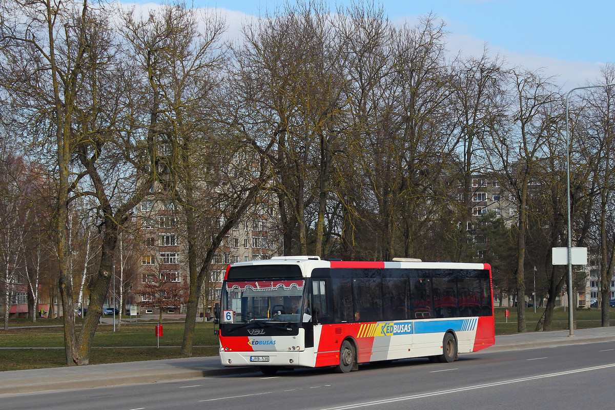 Lithuania, VDL Berkhof Ambassador 200 # 16