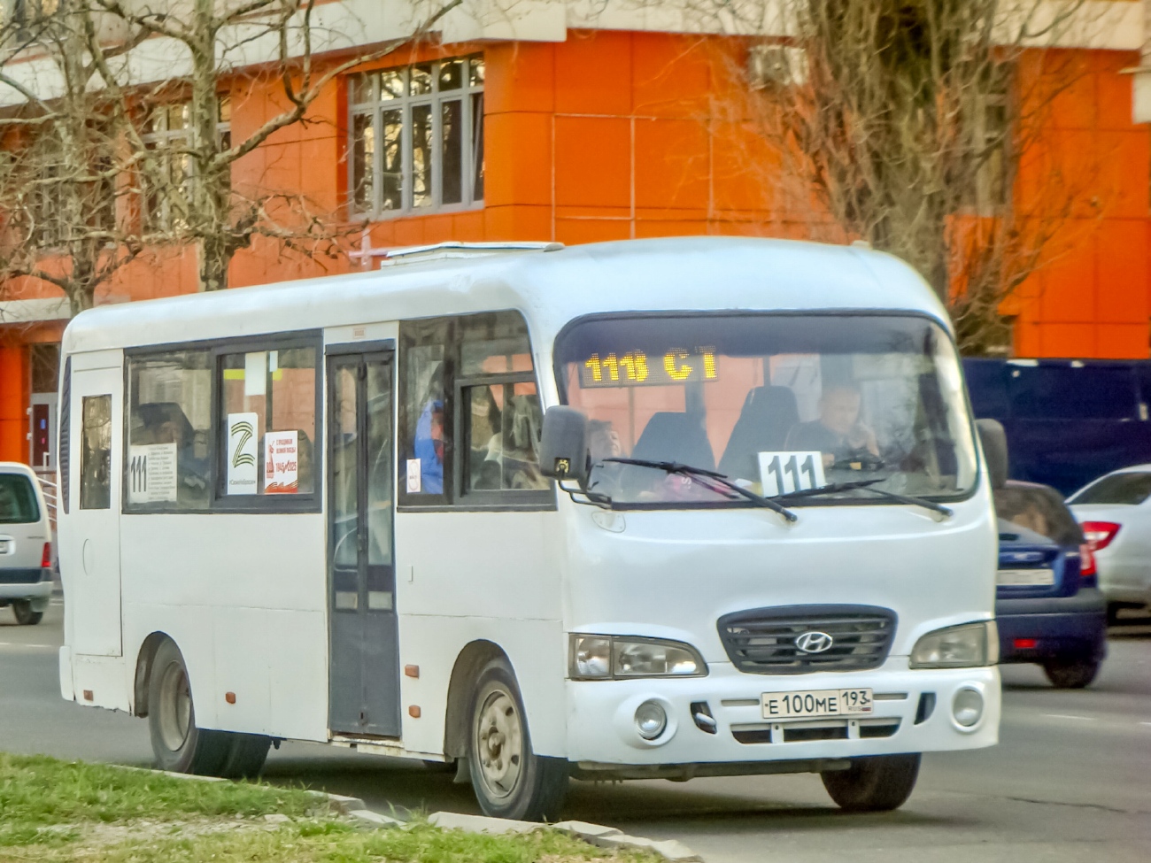 Краснодарский край, Hyundai County LWB C11 (ТагАЗ) № Е 100 МЕ 193