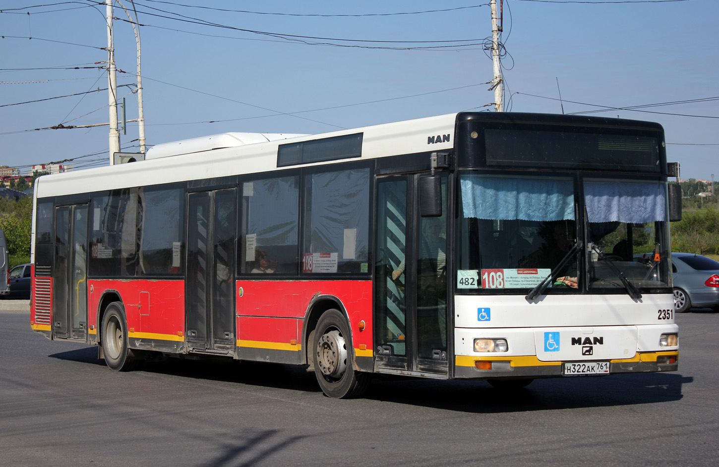 Ростовская область, MAN A21 NL313 № Н 322 АК 761