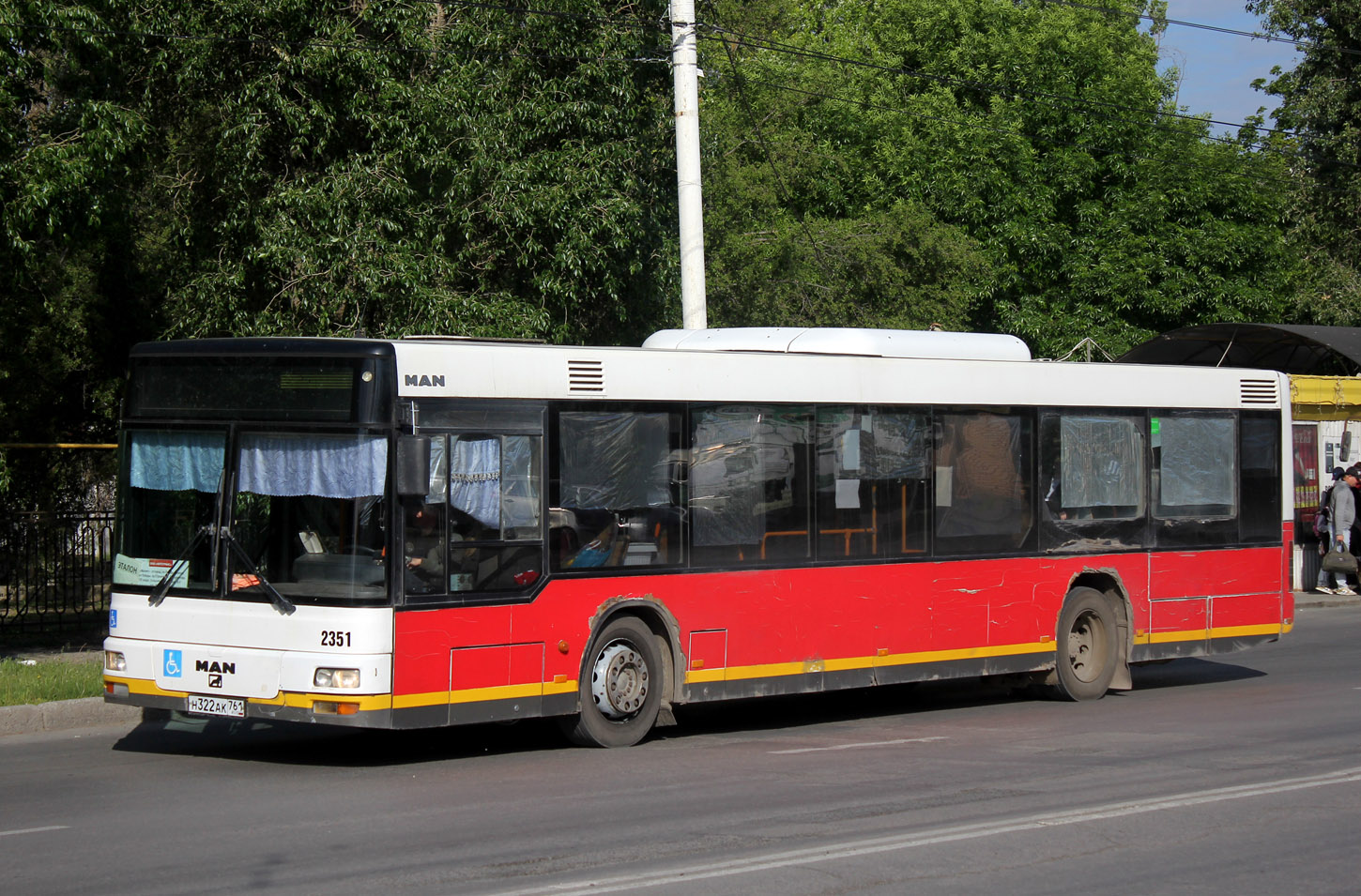 Ростовская область, MAN A21 NL313 № Н 322 АК 761
