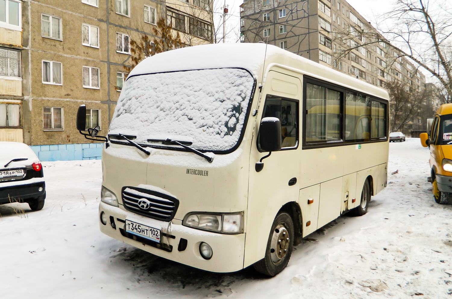 Башкортостан, Hyundai County SWB C08 (РЗГА) № Т 345 НТ 102