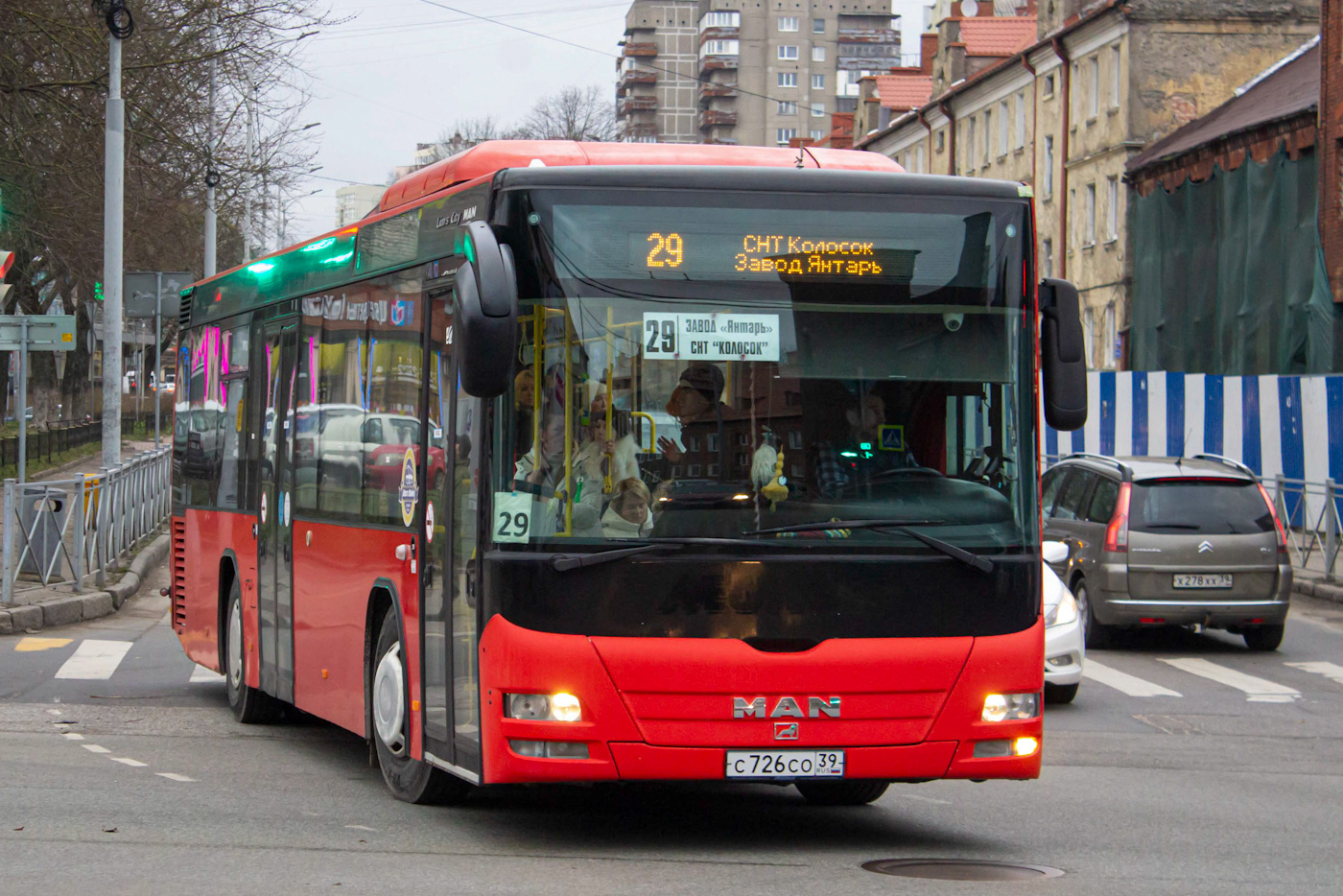 Калининградская область, MAN A78 Lion's City LE EL293 № С 726 СО 39