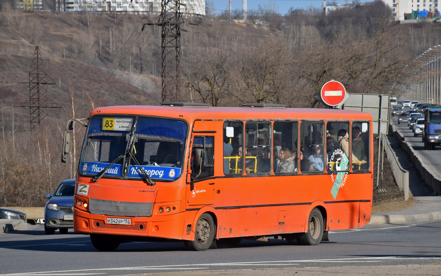 Нижегородская область, ПАЗ-320414-05 "Вектор" № Р 342 ВР 152