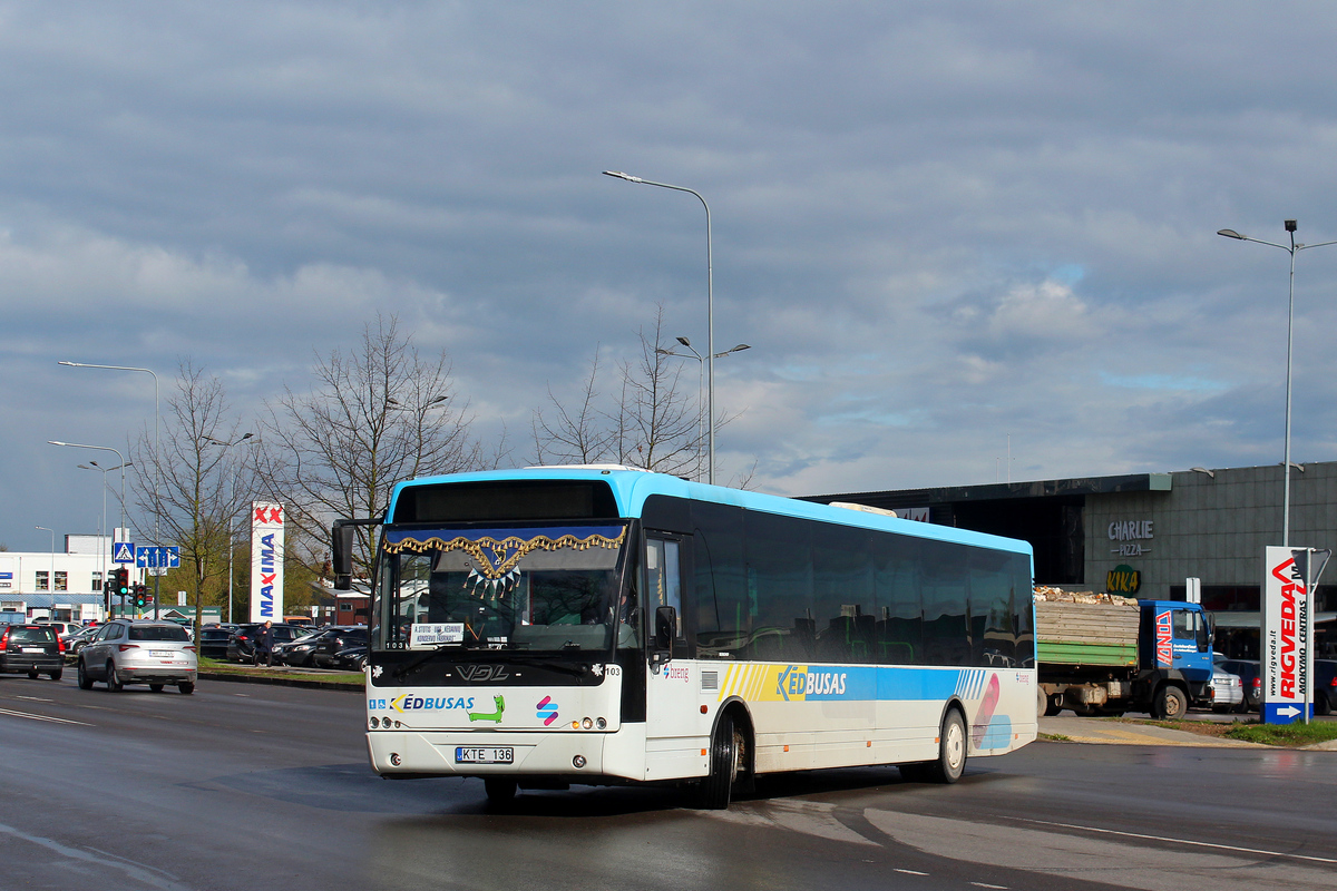 Литва, VDL Berkhof Ambassador 200 № 103
