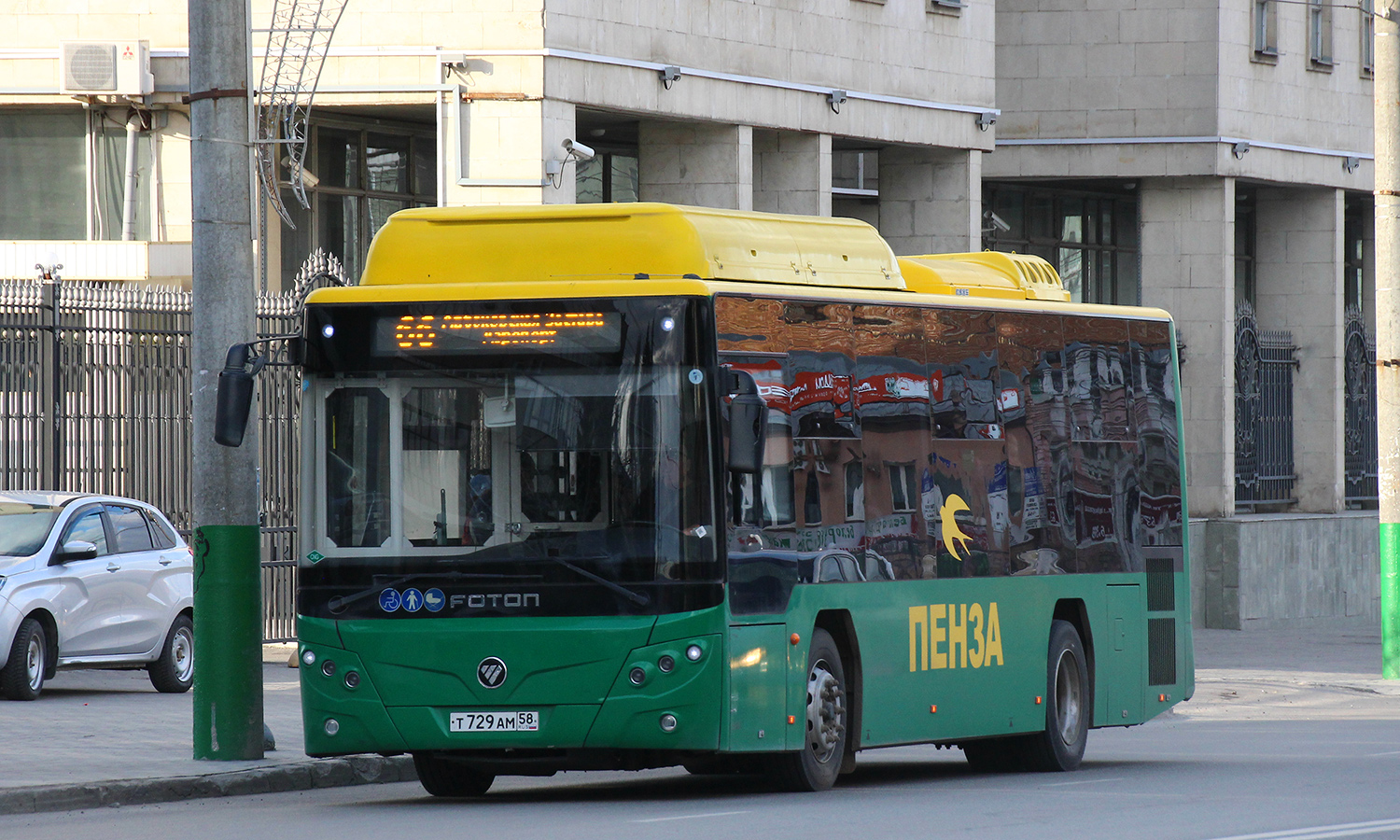 Пензенская область, Foton BJ6105C6MCD-1 № Т 729 АМ 58