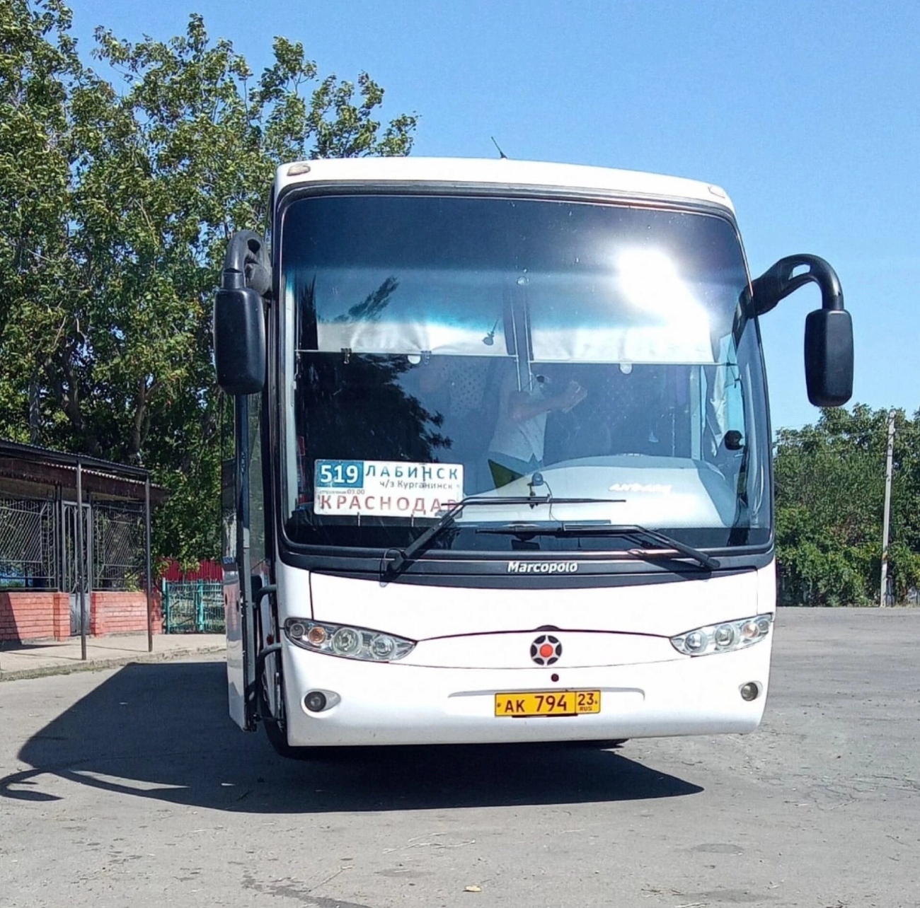 Краснодарский край, Marcopolo Andare 1000 (ГолАЗ) (Hyundai) № АК 794 23