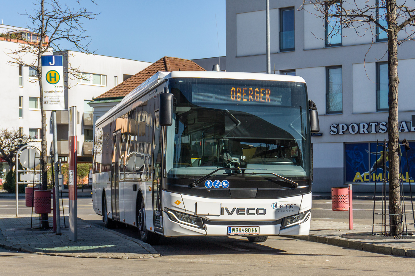 Австрия, IVECO Crossway LE 12M ELEC № WB 490 HN