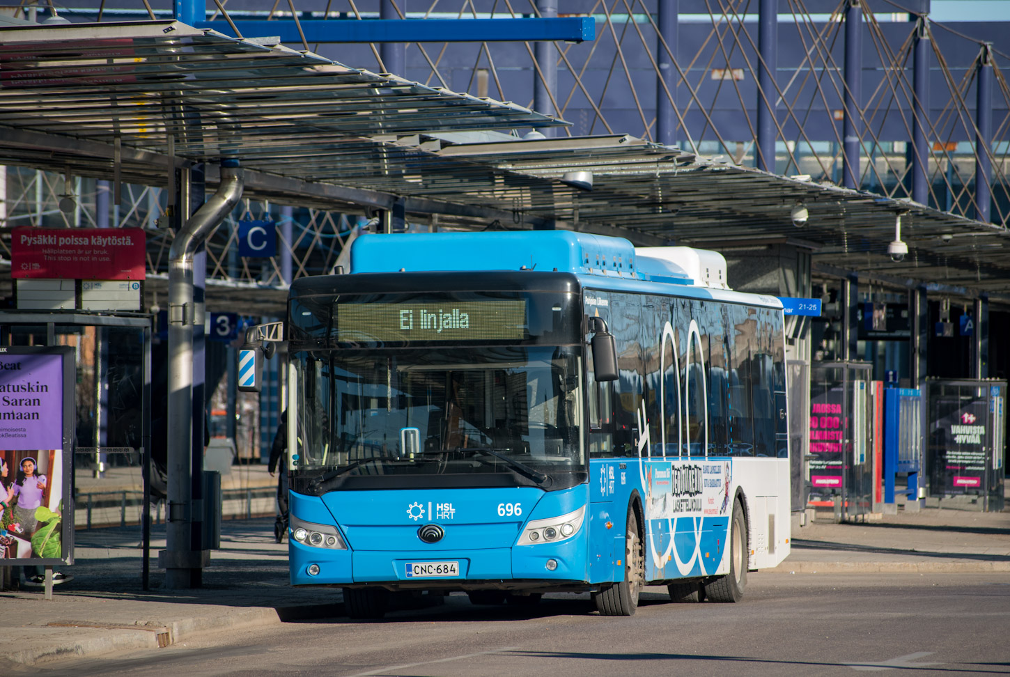 Финляндия, Yutong E12 (ZK6128BEVG) № 696