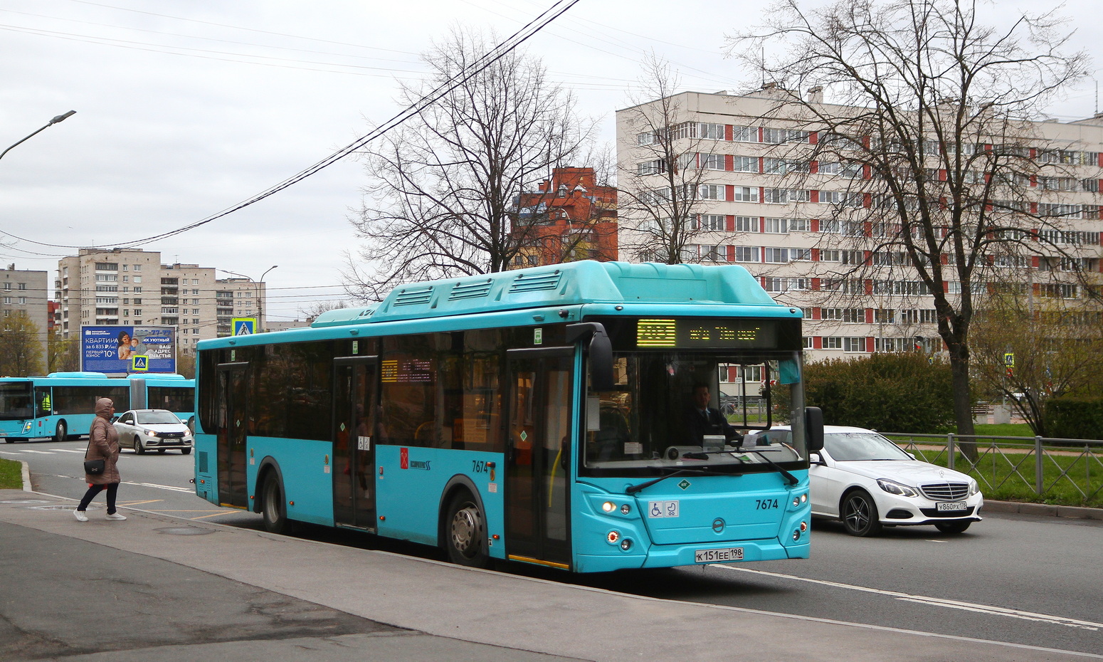 Санкт-Петербург, ЛиАЗ-5292.67 (CNG) № 7674