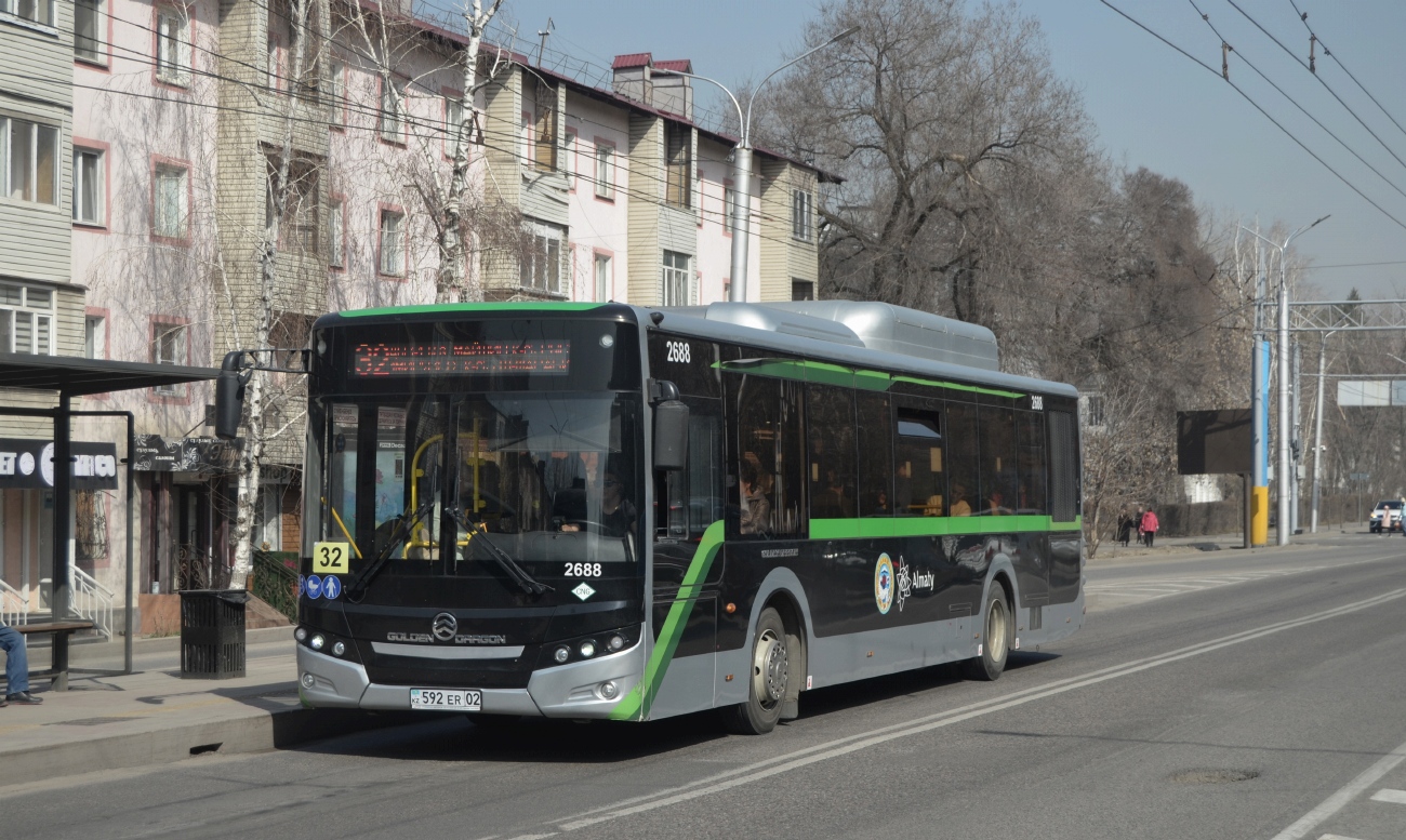 Алматы, Golden Dragon XML6125CN (Hyundai Trans Auto) № 2688