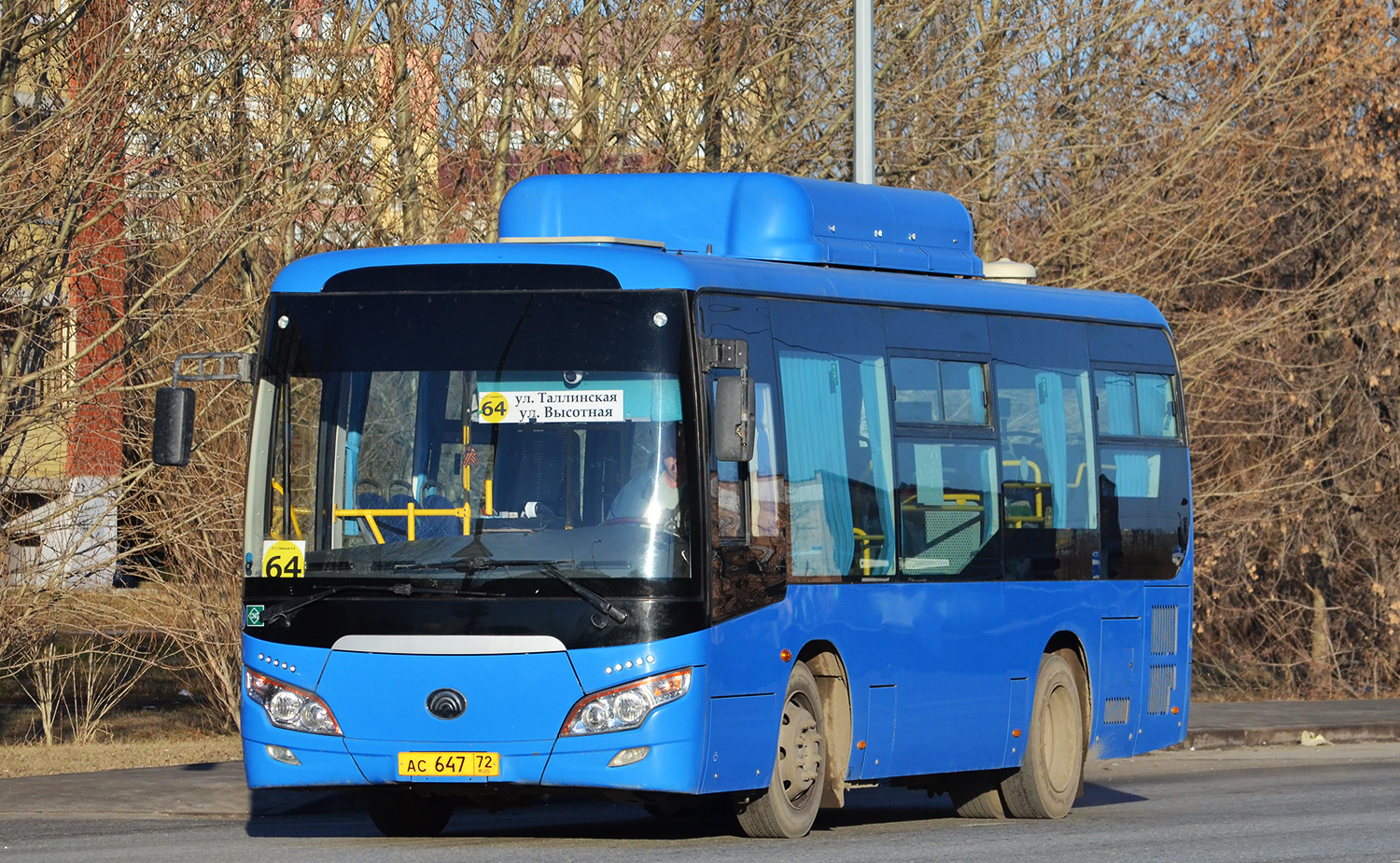 Тюменская область, Yutong ZK6852HG № АС 647 72