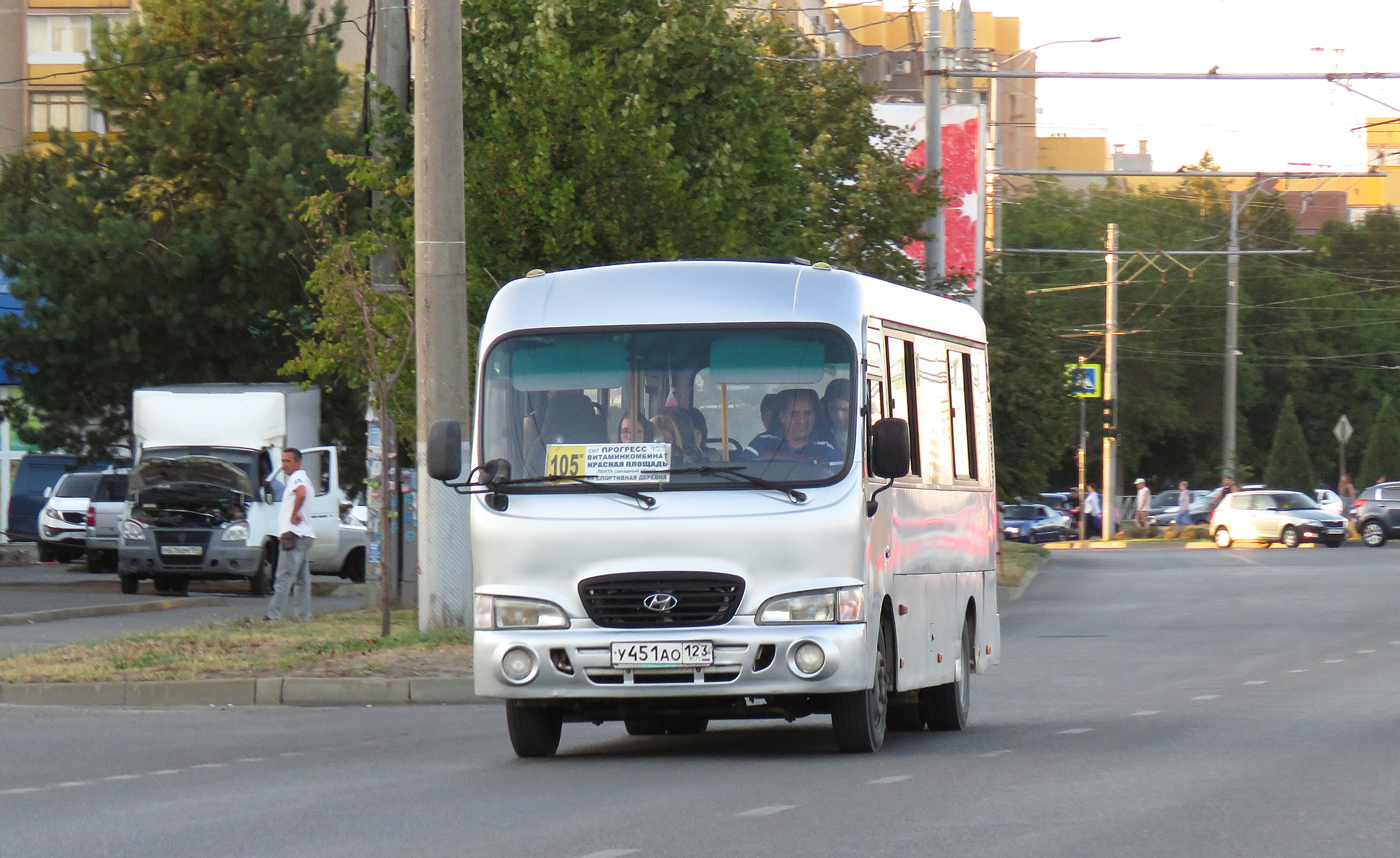 Краснодарский край, Hyundai County LWB C09 (ТагАЗ) № У 451 АО 123