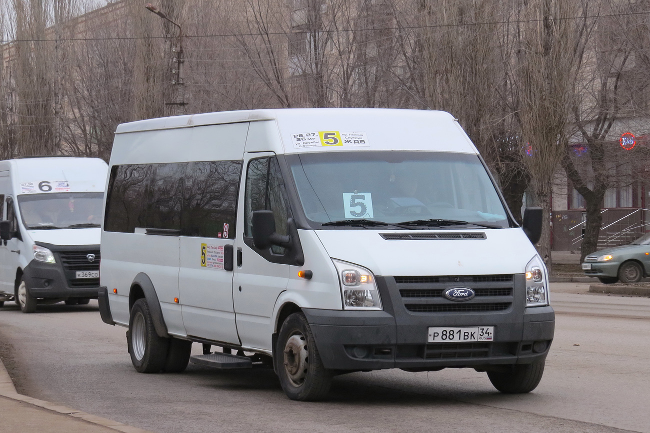 Волгоградская область, Ford Transit № Р 881 ВК 34 Волгоградская область, Ford Transit № Р 881 ВК 34