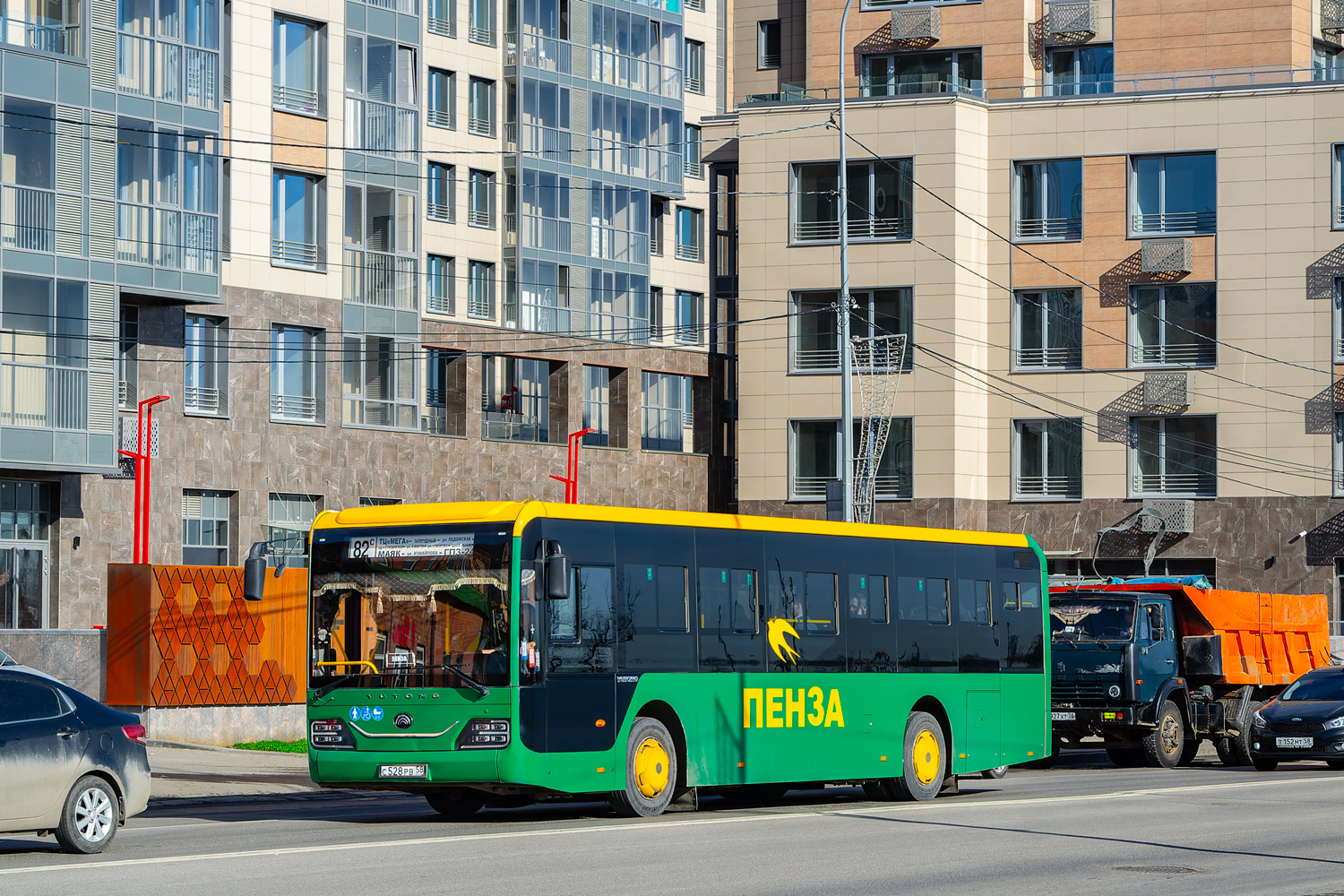 Пензенская область, Yutong ZK6116HG № С 528 РВ 58