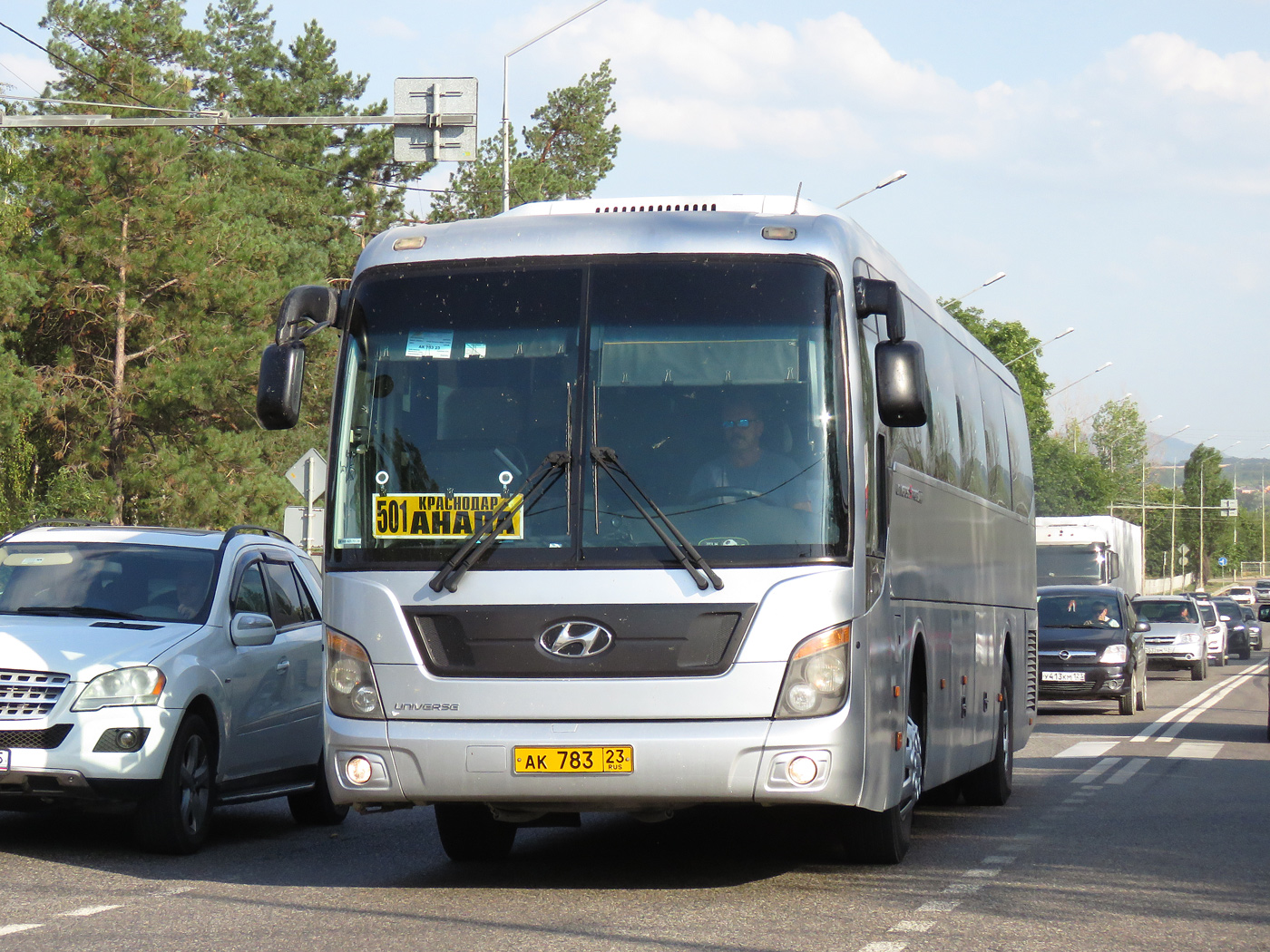 Краснодарский край, Hyundai Universe Space Luxury № АК 783 23