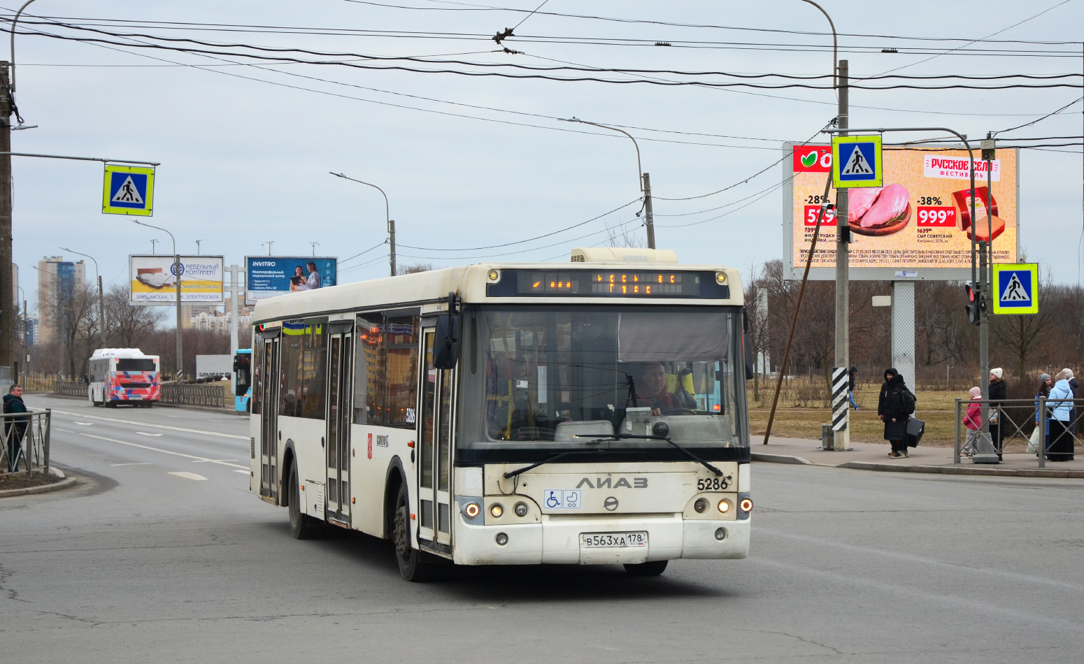 Санкт-Петербург, ЛиАЗ-5292.60 № 5286
