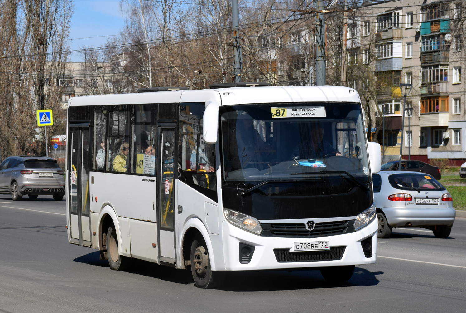 Нижегородская область, ПАЗ-320435-04 "Vector Next" № С 708 ВЕ 152