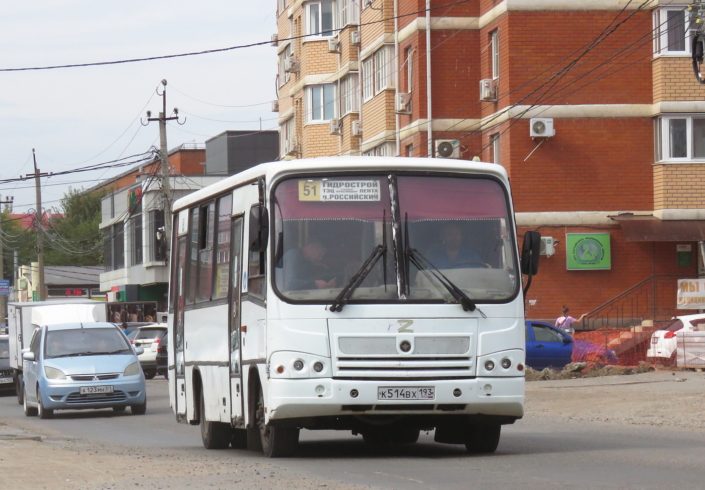 Краснодарский край, ПАЗ-320402-05 № К 514 ВХ 193