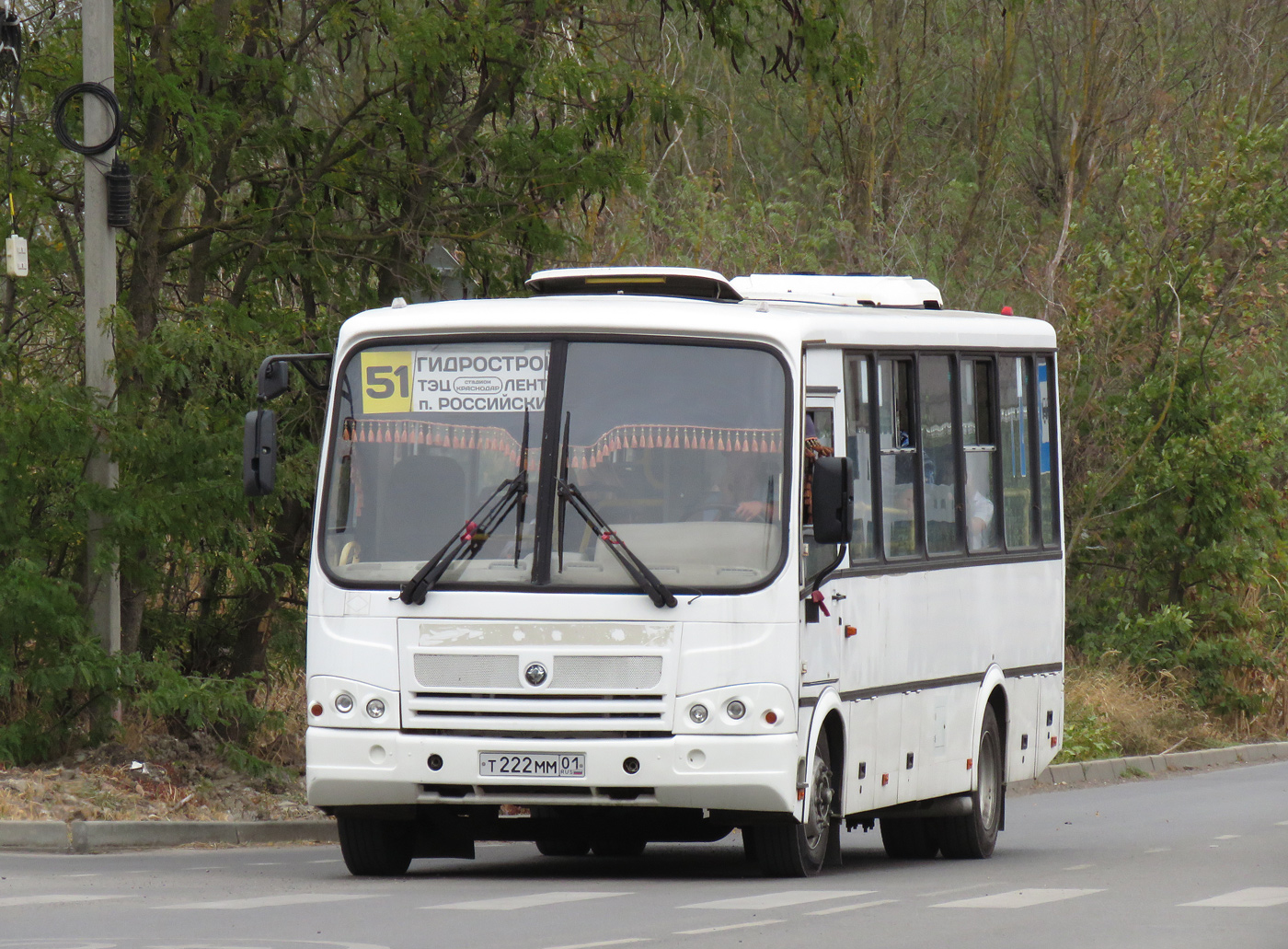 Краснодарский край, ПАЗ-320412-10 № Т 222 ММ 01