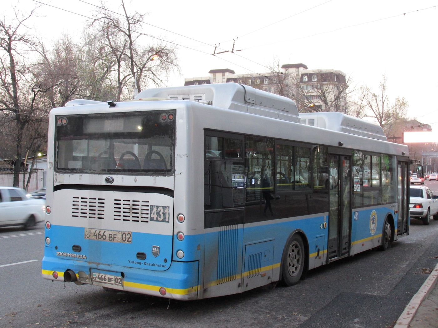 Алматы, Yutong ZK6118HGA № 431