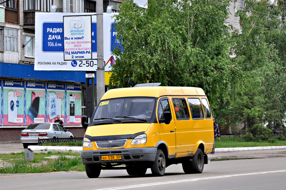 Алтайский край, ГАЗ-322132 (XTH, X96) № АК 038 22
