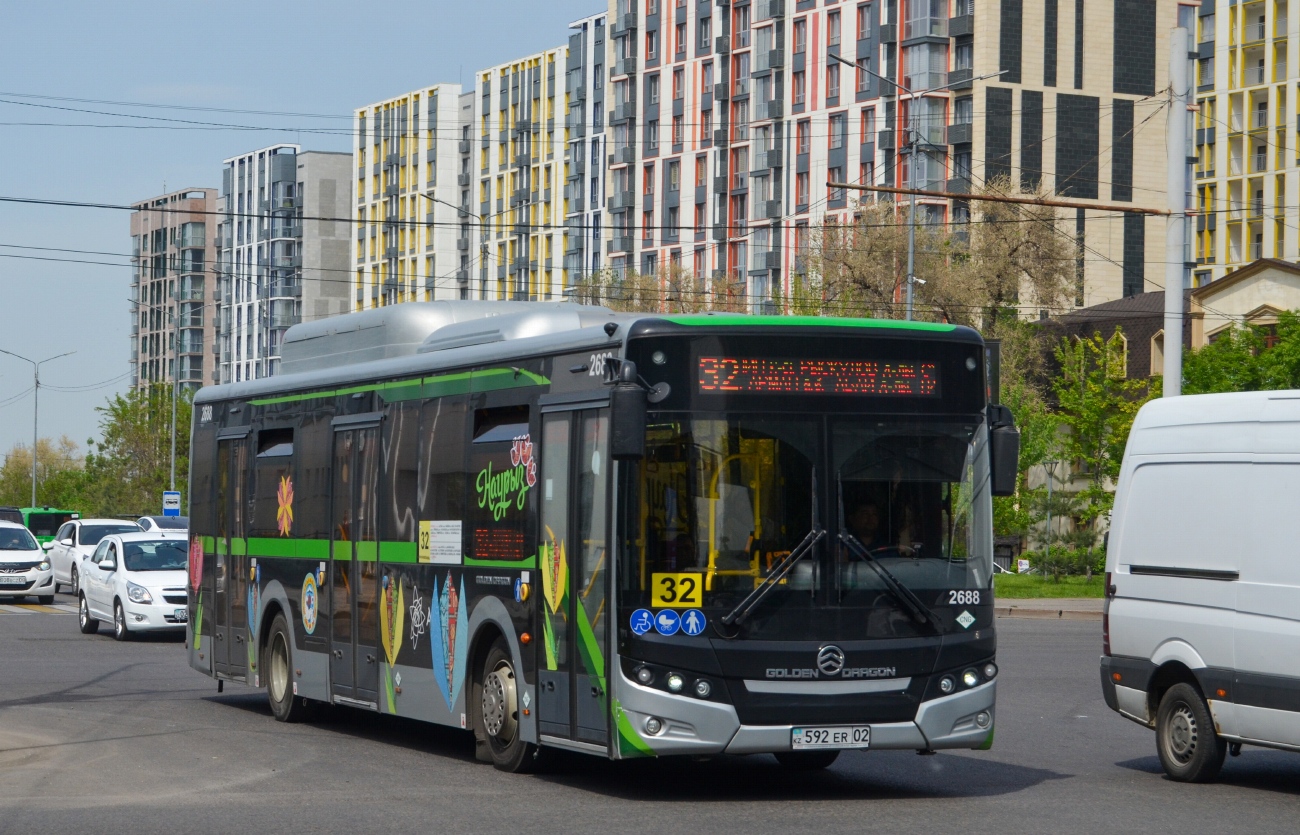 Алматы, Golden Dragon XML6125CN (Hyundai Trans Auto) № 2688