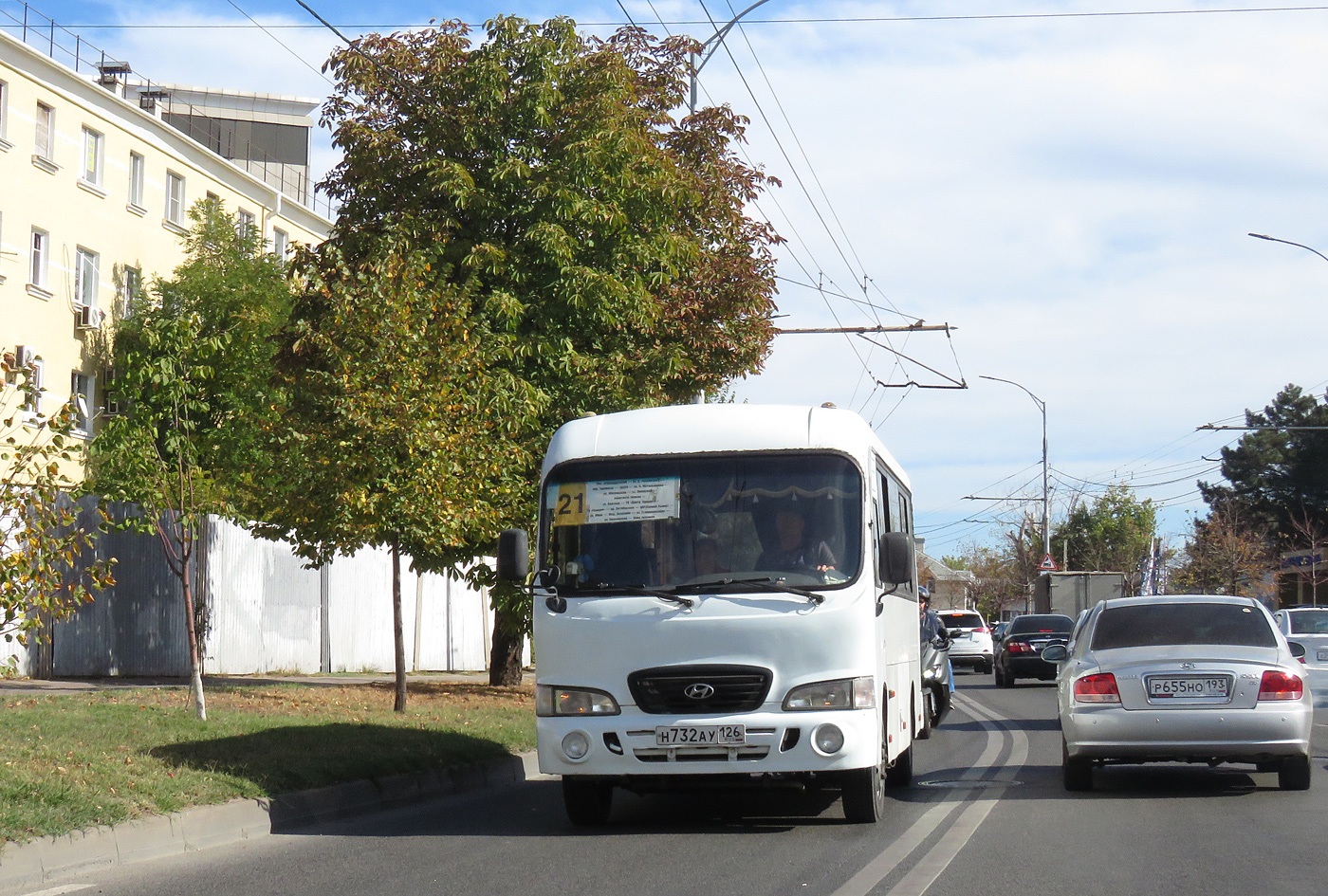 Краснодарский край, Hyundai County LWB C09 (ТагАЗ) № Н 732 АУ 126