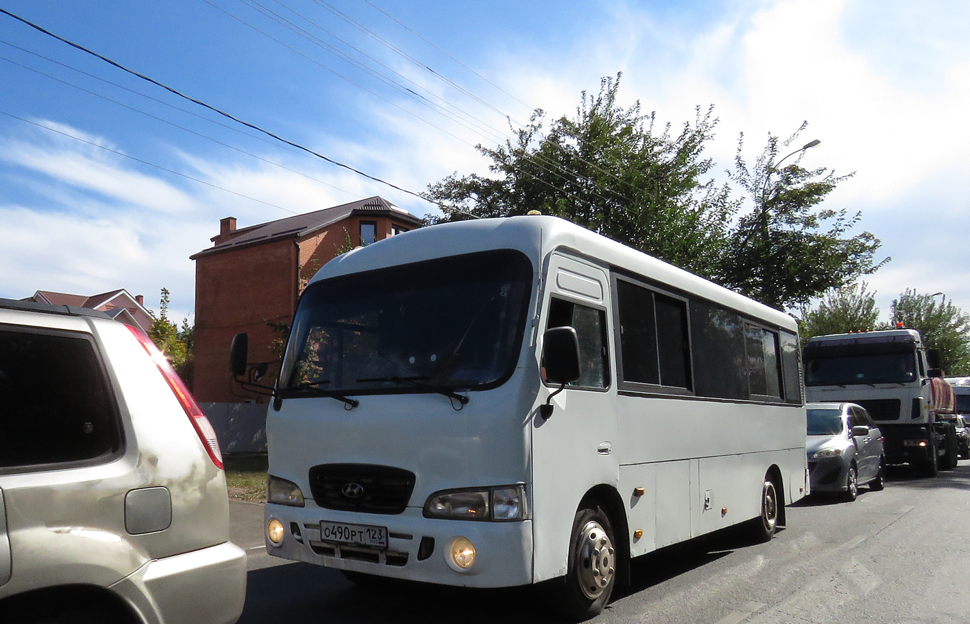 Краснодарский край, Hyundai County LWB C11 (ТагАЗ) № О 490 РТ 123