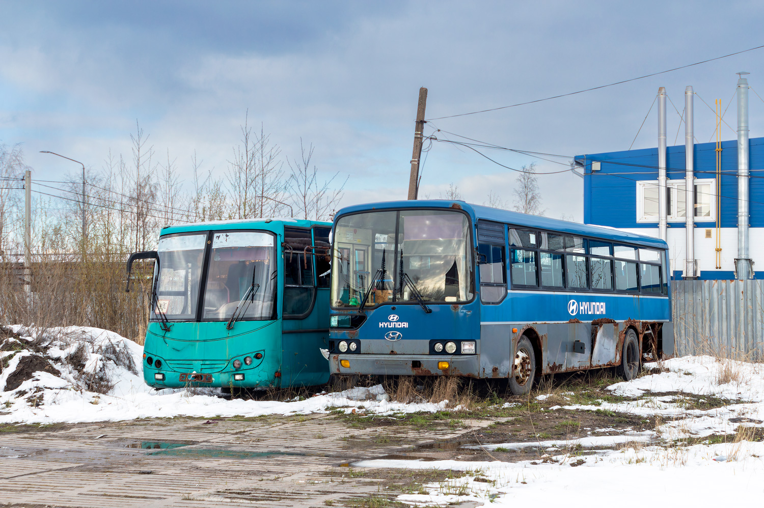 Вологодская область, Hyundai New Super AeroCity № В 303 УХ 35