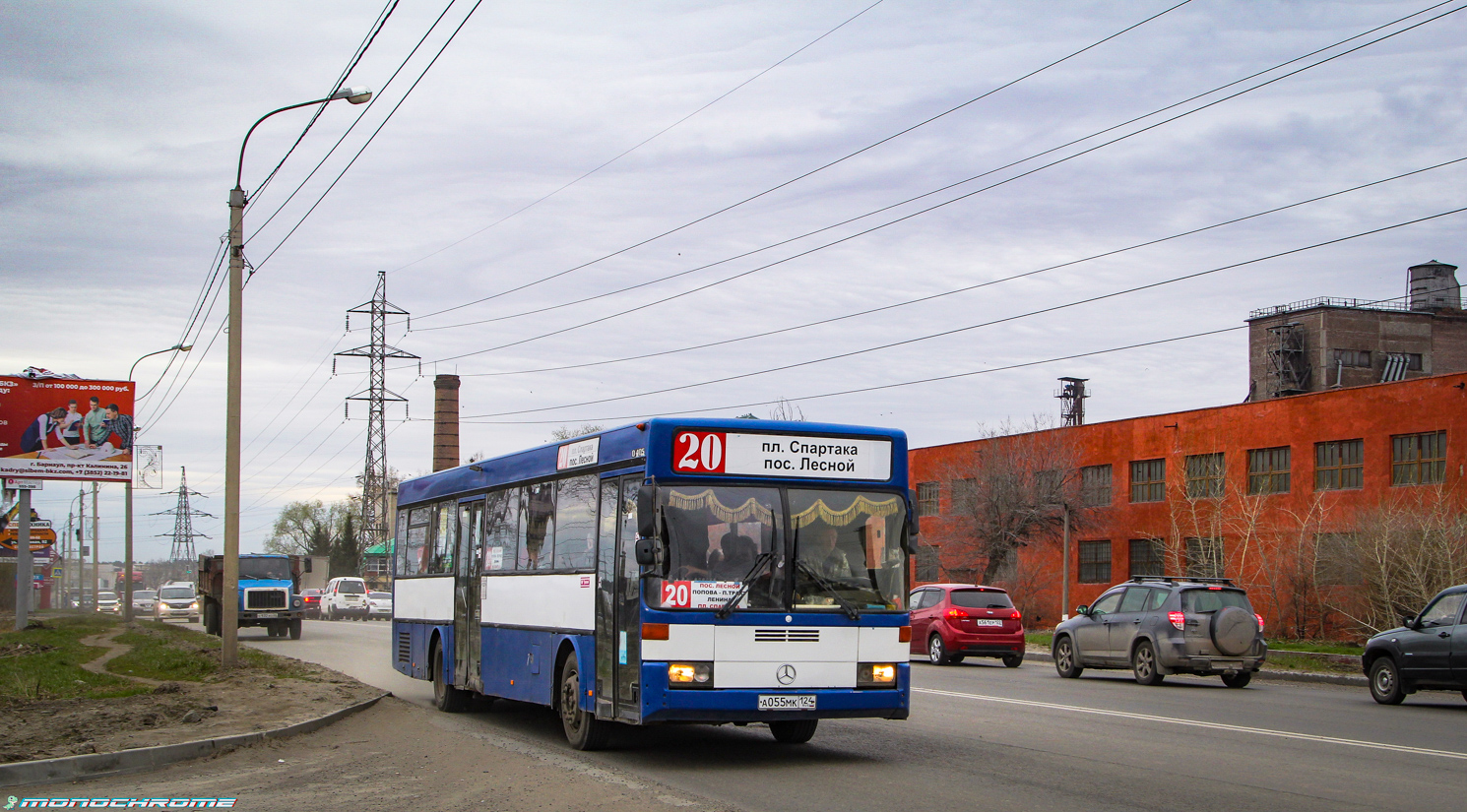 Алтайский край, Mercedes-Benz O405 № А 055 МК 124