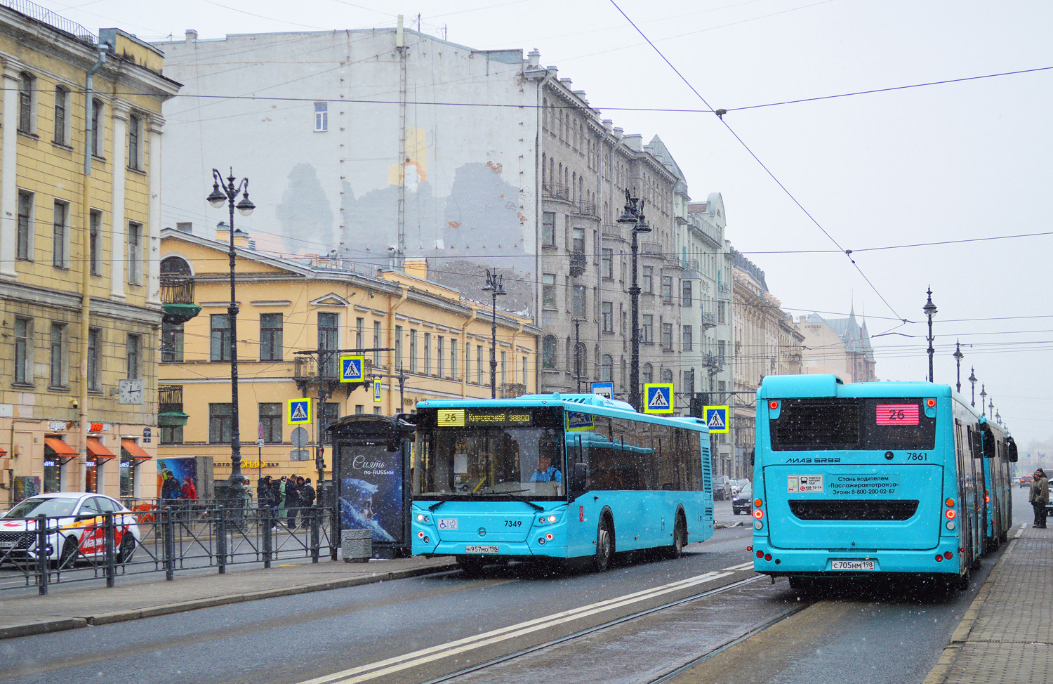 Санкт-Петербург, ЛиАЗ-5292.65 № 7349; Санкт-Петербург, ЛиАЗ-5292.65 № 7861