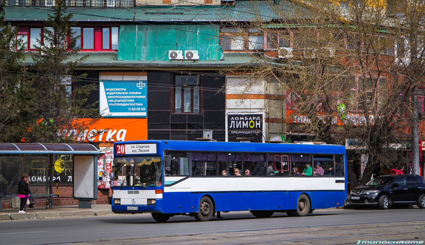 Алтайский край, Mercedes-Benz O405 № А 055 МК 124