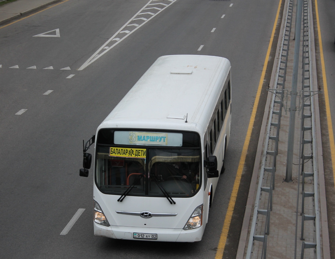 Алматы, Hyundai New Super AeroCity 1F/L № 012 AY 02