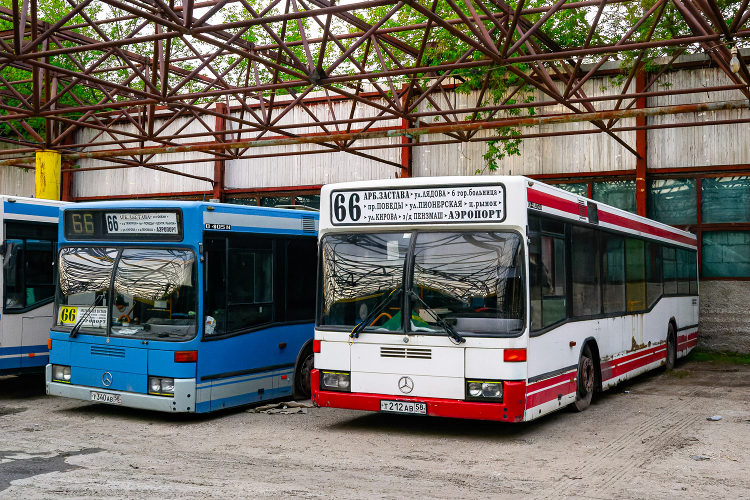 Пензенская область, Mercedes-Benz O405N2 № Т 212 АВ 58