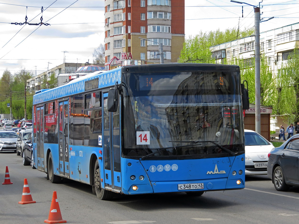 Кировская область, МАЗ-203.069 № С 348 ТО 43