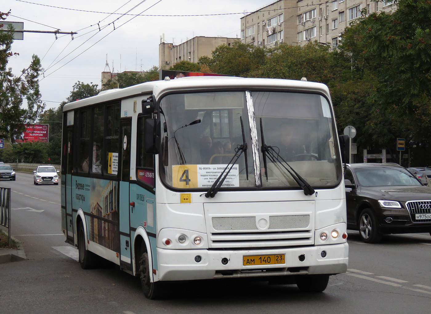 Краснодарский край, ПАЗ-320412-10 № АМ 140 23