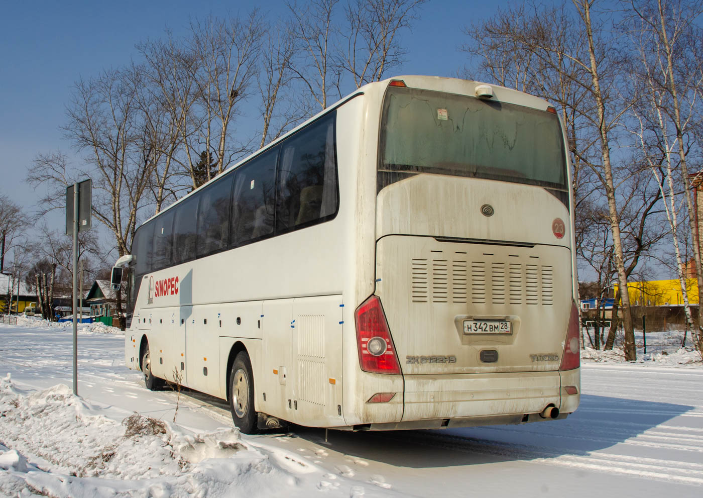 Амурская область, Yutong ZK6122H9 № Н 342 ВМ 28