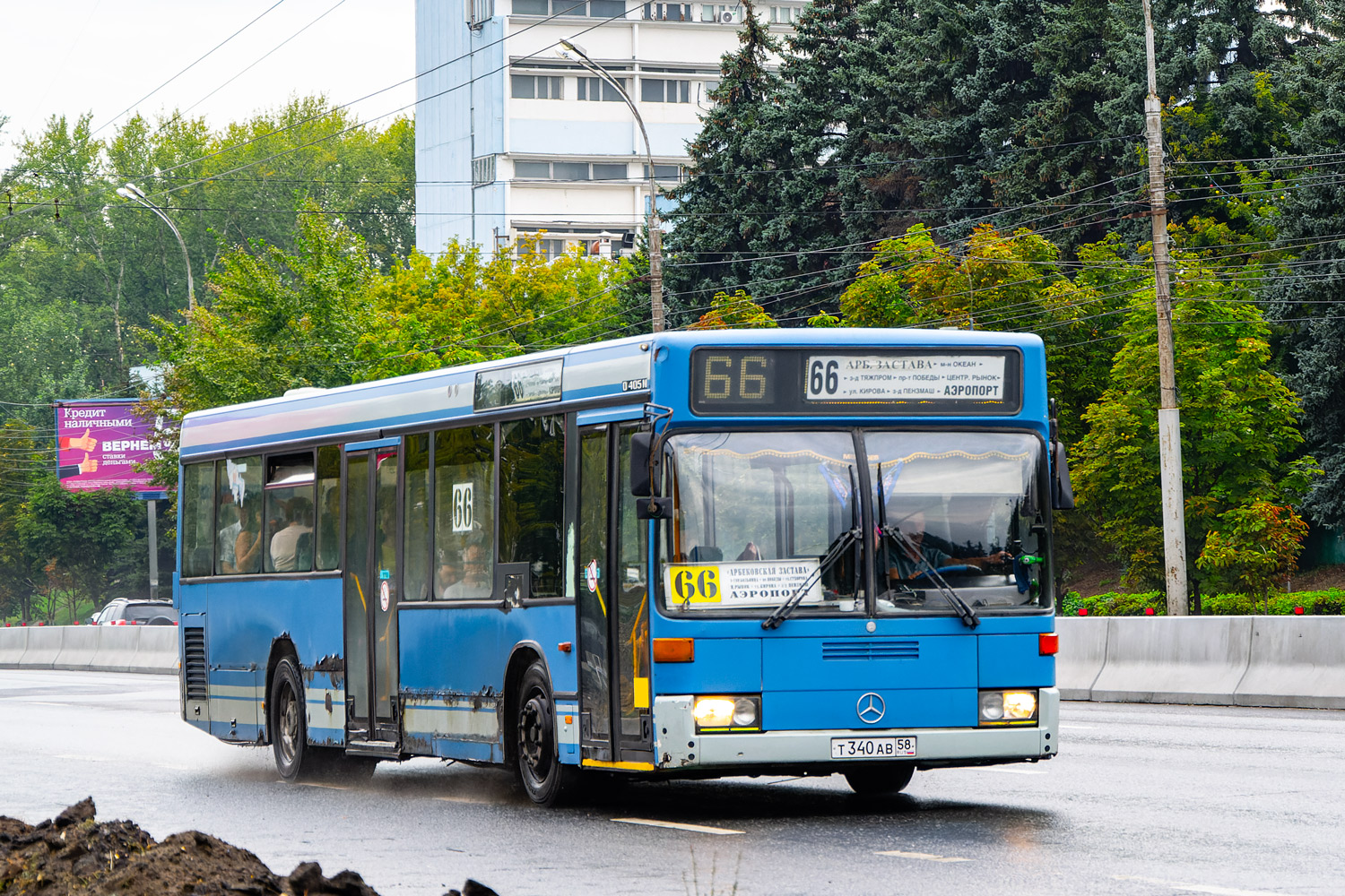 Пензенская область, Mercedes-Benz O405N2 № Т 340 АВ 58
