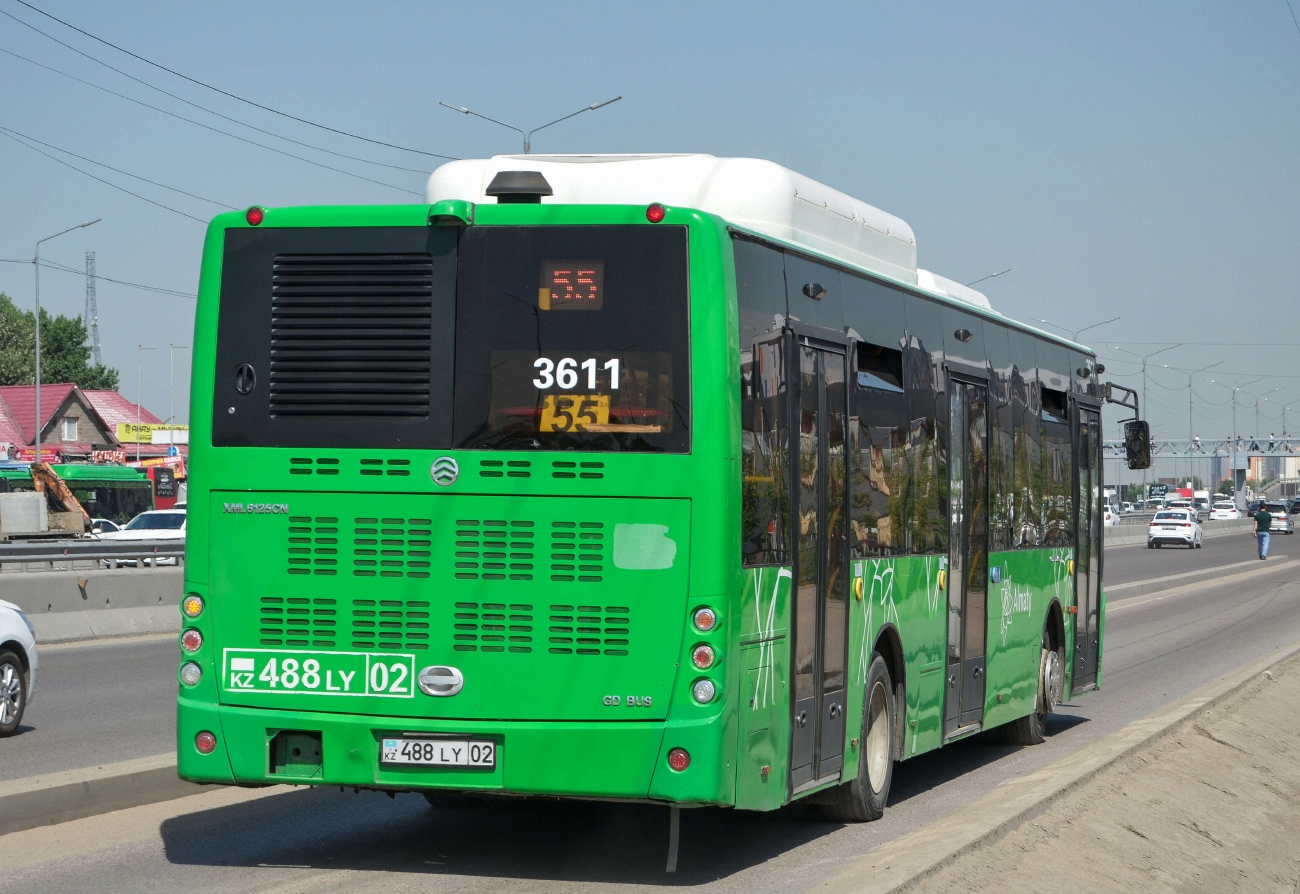 Алматы, Golden Dragon XML6125CN (Hyundai Trans Auto) № 3611