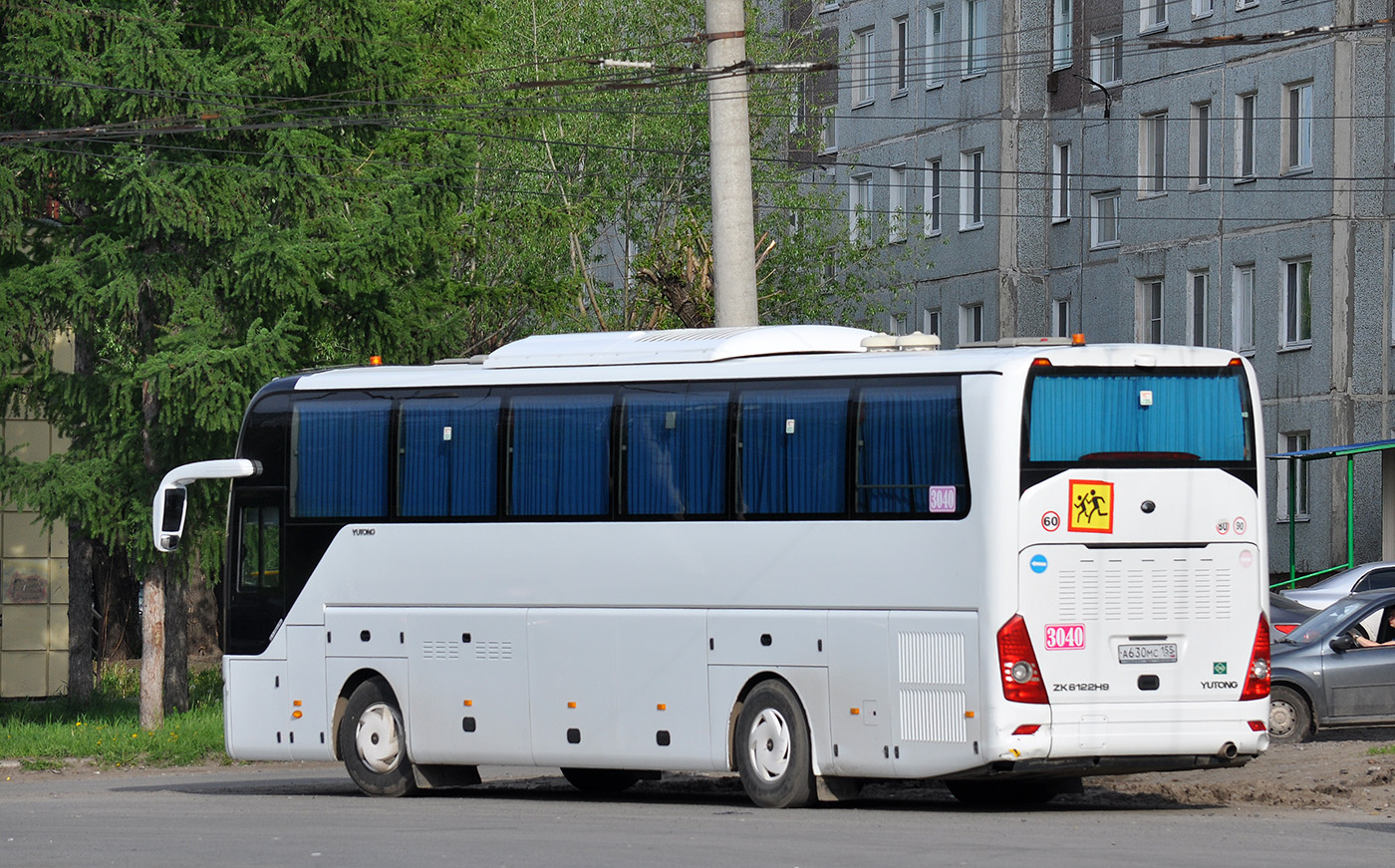 Омская область, Yutong ZK6122H9 № 3040