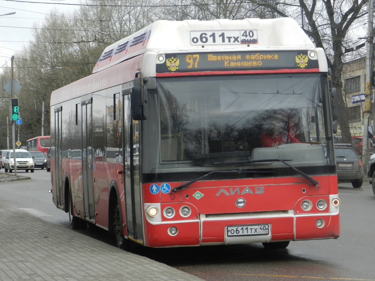 Калужская область, ЛиАЗ-5292.67 (CNG) № О 611 ТХ 40