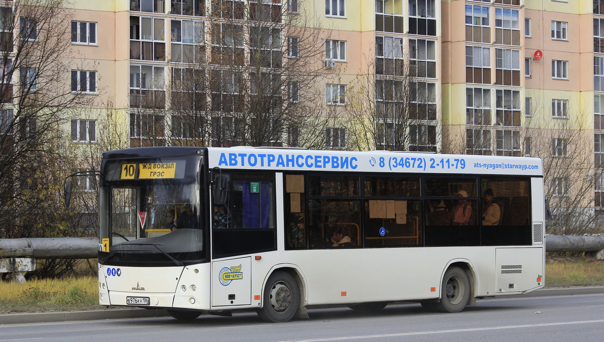Ханты-Мансийский АО, МАЗ-206.086 № В 976 КУ 186
